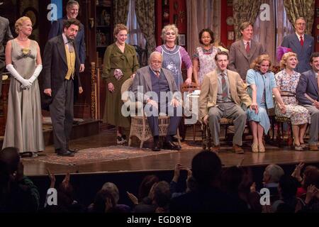 James Earl Jones, exprimés au niveau des arrivées pour vous NE POUVEZ PAS LE PRENDRE AVEC VOUS, la performance de clôture Longacre Theatre, New York, NY 22 février 2015. Photo par : Patrick Cashin/Everett Collection Banque D'Images