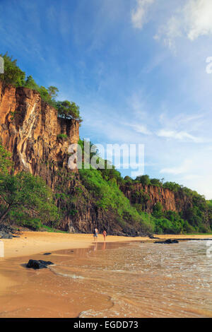 Brésil, Fernando de Noronha, Fernando de Noronha Marine National Park, Sancho Bay Banque D'Images