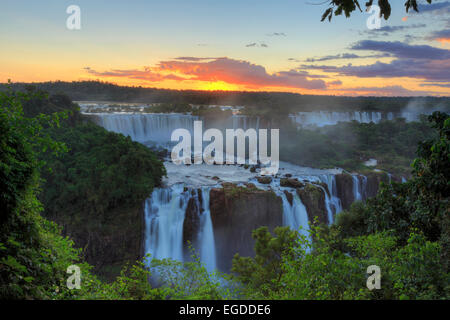 Le Brésil, l'État de Parana, Iguassu Falls National Park (Cataratas do Iguaçu) (UNESCO Site)
