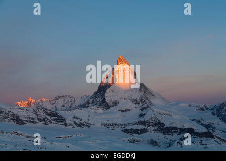 Zermat Gornergrat Matterhorn,,, Canton du Valais, Suisse Banque D'Images