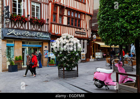 Place de la Pucelle d'Orléans, Rouen, Seine-Maritime, Normandie, France Banque D'Images