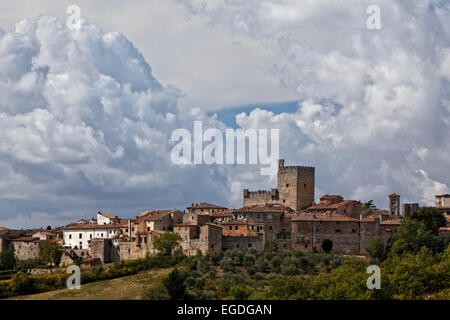 Gaiole in Chianti, Toscane, Italie Banque D'Images