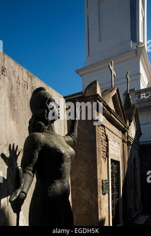 Cementerio de la Recoleta, Recoleta, Buenos Aires, Argentine Banque D'Images