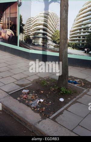 Développement du logement inabordable dans thésaurisation Battersea, Londres du sud. Banque D'Images