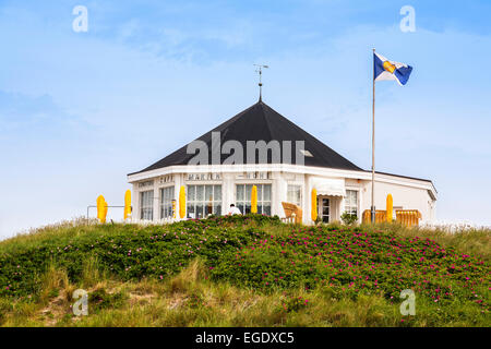 Cafe Marienhoehe, Norderney Island, Nationalpark, Mer du Nord, îles de la Frise orientale, Frise orientale, Basse-Saxe, Allemagne, Europe Banque D'Images