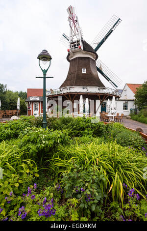 Restaurant Zur Muehle, l'île de Norderney, Nationalpark, Mer du Nord, îles de la Frise orientale, Frise orientale, Basse-Saxe, Allemagne, Europe Banque D'Images