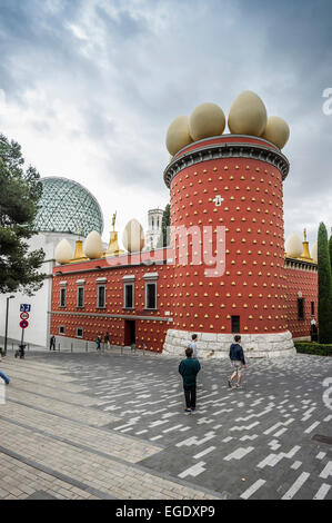 Le musée de Dali, Figueras, Costa Brava, Espagne Banque D'Images