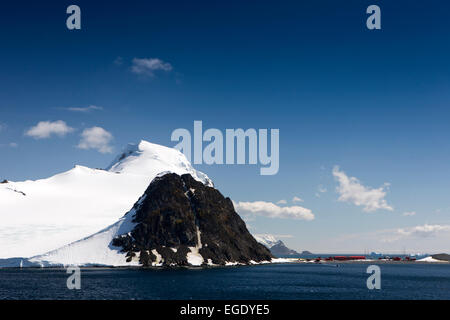 Îles Orcades du Sud, l'Île Laurie, Station Orcadas Base navale argentine Banque D'Images