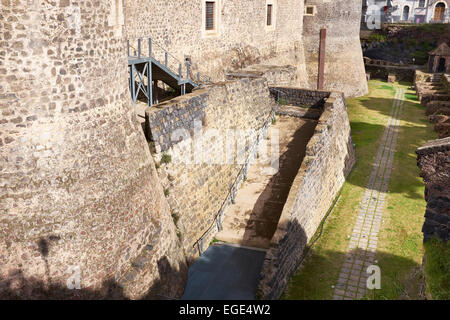 Castello Ursino, Catane, Sicile, Italie. L'Italien du Tourisme, vacances et voyages Destination. Banque D'Images