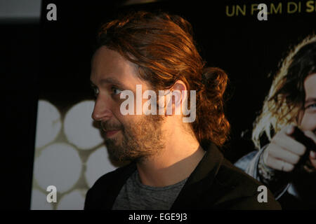 Silvio Muccino, un réalisateur et acteur pendant la présentation du film 'Le Leggi Del Desiderio' à Naples. © Salvatore Esposito/Pacific Press/Alamy Live News Banque D'Images