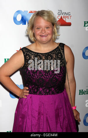 OK ! Pré-TV parti prix honorant les nominés Emmy, les présentateurs et les tapis donnant lieu au Sofitel Los Angeles - Arrivées avec : Lauren Potter Où : Los Angeles, California, United States Quand : 21 août 2014 Banque D'Images