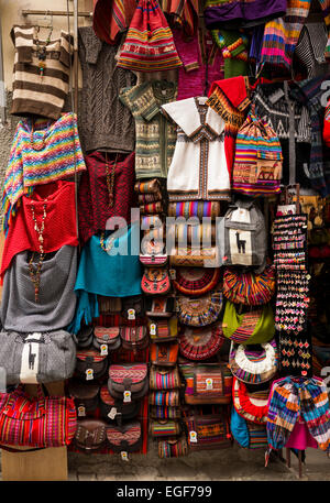 Magasins textiles, La Paz, Bolivie Banque D'Images