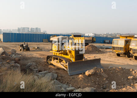 Bouteur chenillé BD-80 de Bharat Earth Movers Limited Banque D'Images