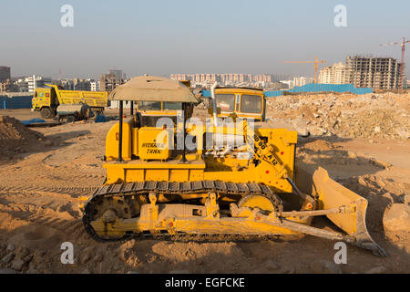 Bouteur chenillé BD-80 de Bharat Earth Movers Limited Banque D'Images