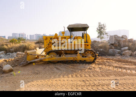 Bouteur chenillé BD-80 de Bharat Earth Movers Limited Banque D'Images