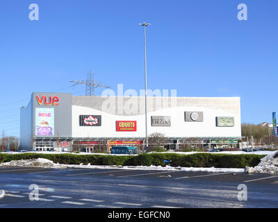 Cinéma vue et des restaurants de Glasgow Glasgow Centre commercial fort Banque D'Images