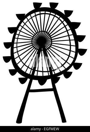 - Grande roue London Eye Banque D'Images