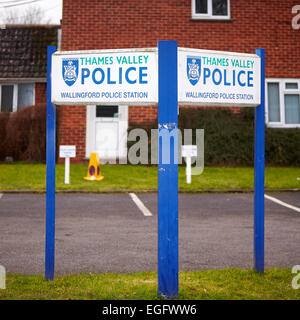 Vue générale de Wallingford Poste de police. Thames Valley Police prévoit de vendre la station dans le cadre de mesures de réduction des coûts Banque D'Images