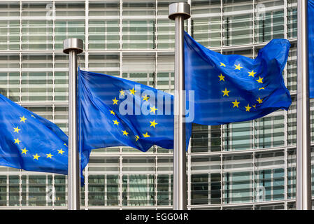Bruxelles Berlaymont, Bâtiment du Parlement européen Banque D'Images