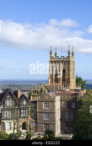 Prieuré de Great Malvern, Abbey Hotel, Great Malvern, Worcestershire, Angleterre, RU Banque D'Images