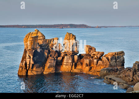 Peninnis ; à la direction de St Agnes ; St Mary's Îles Scilly ; UK Banque D'Images