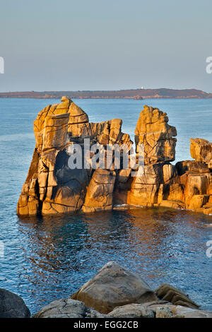 Peninnis ; à la direction de St Agnes ; St Mary's Îles Scilly ; UK Banque D'Images