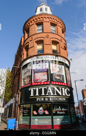 Titanic Pub and Kitchen, Belfast, anciennement Frames Banque D'Images