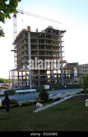 En cours de construction de l'hôtel ALT à l'aéroport international Stanfield d'Halifax le 12 juin 2012. Banque D'Images