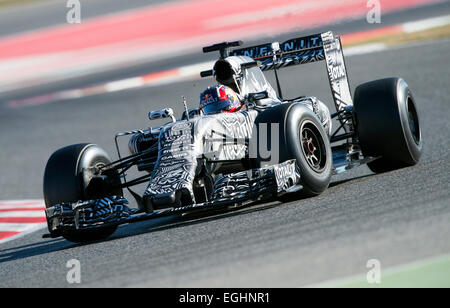 Danill Kwjat (RUS), Infiniti Red Bull Racing RB11, Formule 1 séances d'essai, contrôle du circuit de Catalunya. Banque D'Images