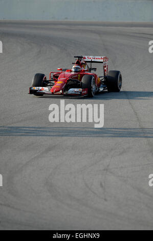 Circuit de Montmelo près de Barcelone, Espagne 19.-22,2.15, la formule 1 essais -- RŠikkšnen Kimi Raikkonen, Raeikkonen () (FIN), Ferrari F15 T Banque D'Images