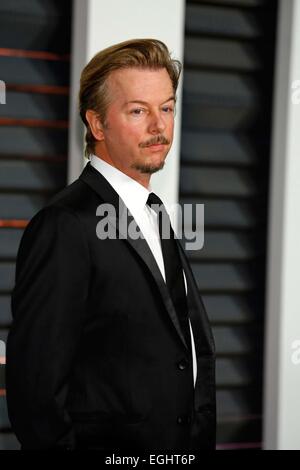 Beverly Hills, CA, USA. Feb 23, 2015. David Spade.Vanity Fair Oscar Party 2015.Los Angeles, CA.22 février 2015. © Roger Harvey/Globe Photos/ZUMA/Alamy Fil Live News Banque D'Images