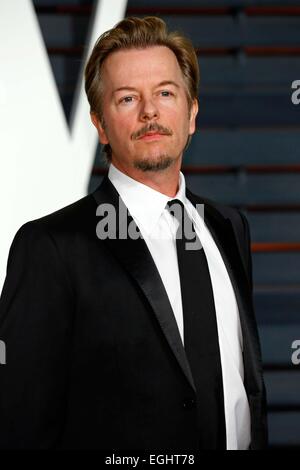 Beverly Hills, CA, USA. Feb 23, 2015. David Spade.Vanity Fair Oscar Party 2015.Los Angeles, CA.22 février 2015. © Roger Harvey/Globe Photos/ZUMA/Alamy Fil Live News Banque D'Images