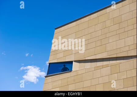 Centre de l'expérience de la plus haute de l'eau froide dans le monde de geyser andernach, Rhénanie-Palatinat, Allemagne, Europe Banque D'Images