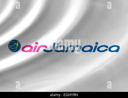 Air Jamaica icône logo emblème drapeau symbole Banque D'Images