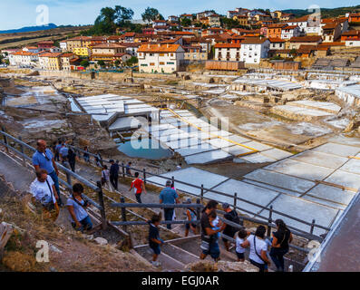 Dans un village de sel Banque D'Images