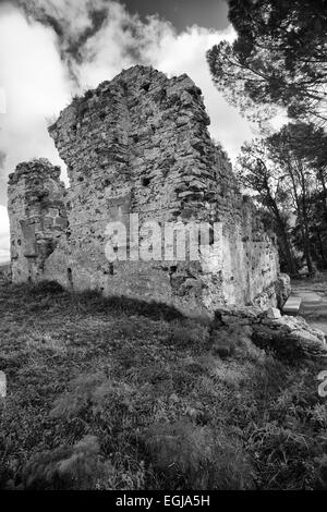 Rometta château médiéval en Sicile Banque D'Images