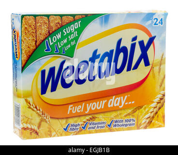 Fort de céréales pour petit déjeuner Weetabix Banque D'Images