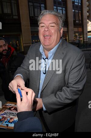 New York, NY, USA. Feb 25, 2015. Jim O'Heir dehors et environ pour la célébrité Candids - WED, New York, NY 25 février 2015. © Derek Storm/Everett Collection/Alamy Live News Banque D'Images