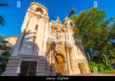 La Casa Del Prado Theatre building. Balboa Park, San Diego, California, United States. Banque D'Images