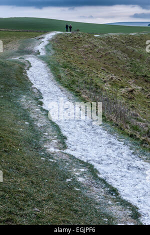 Sentier d'Avebury Banque D'Images