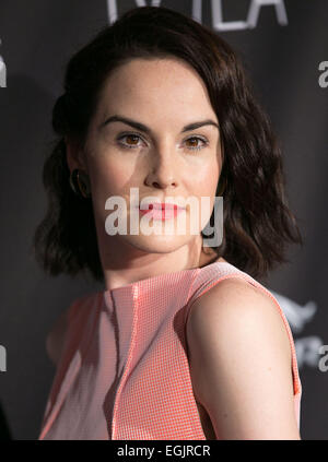 Assister à des célébrités de la BAFTA Los Angeles plat plateau 2014 présenté par BBC America et Jaguar a SLS Hotel. Avec : Michelle Dockery Où : Los Angeles, California, United States Quand : 23 août 2014 Banque D'Images