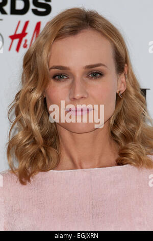 Londres. Feb 24, 2015. Diane Kruger à la Style Awards 2015 Elle au Sky Garden le 24 février 2015 à Londres./photo alliance © dpa/Alamy Live News Banque D'Images