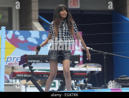 2014 Arthur Ashe Kids' Day - Arrivées en vedette : Mcclain Où : New York, United States Quand : 23 août 2014 Banque D'Images