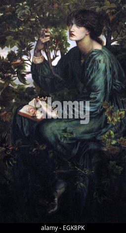 Le Day Dream, 1880 par Dante Gabriel Rossetti (1828-1882). Poète anglais, illustrateur et peintre. Victoria and Albert Museum. Londres. L'Angleterre. United Kingdom. Banque D'Images