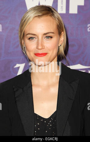 Women in Film & Television Pre-Emmy Party avec la variété à Gracias Madre avec : Taylor Schilling Où : West Hollywood, California, United States Quand : 24 août 2014 Banque D'Images