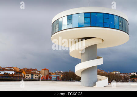 Centre Culturel International Oscar Niemeyer. Aviles, Asturias, Espagne, Europe Banque D'Images