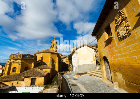 Nuestra Señora de la Asunción l'église. Labastida. Rioja Alavesa. L'Alava, Pays Basque, Espagne, Europe. Banque D'Images