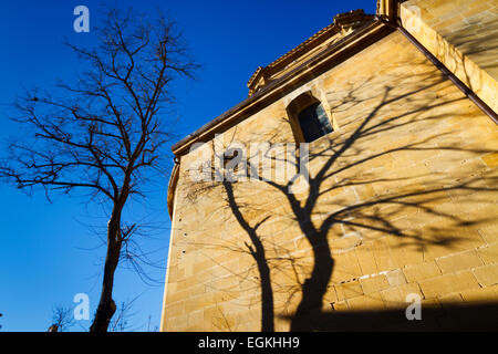 Église de San Juan Bautista. Laguardia. L'Alava, Pays Basque, Espagne, Europe. Banque D'Images