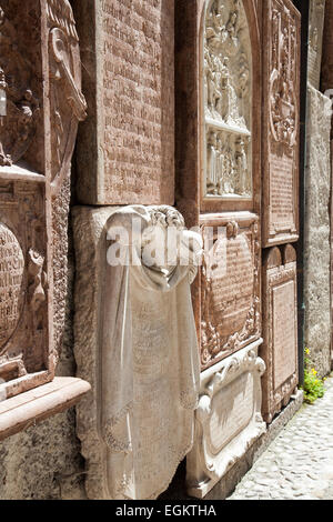 Cimetière saint Pierre Salzbourg Autriche Banque D'Images