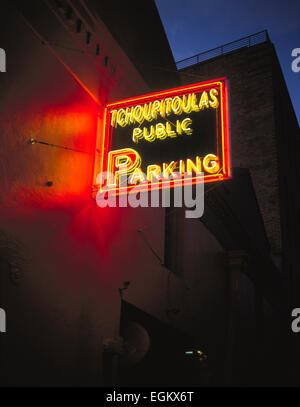 Tchoupitoulas parking public Banque D'Images